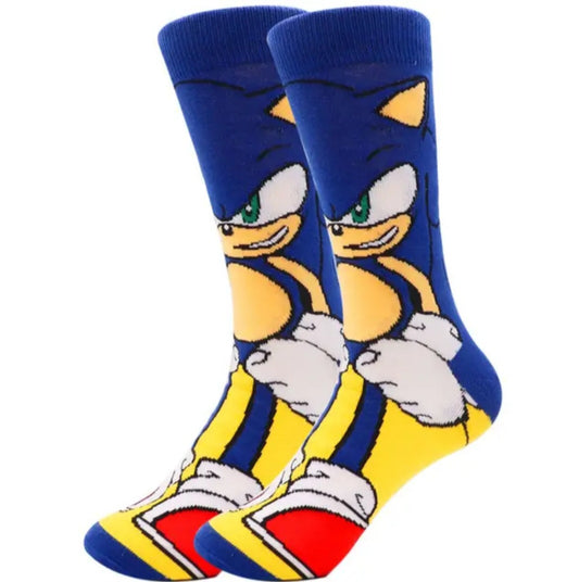 💨 VINTAGE SONIC 🔵 CARTOON SOCKS (vintage Sonic cartoon socks)