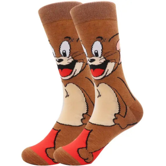 🧀VINTAGE TOM &amp; JERRY 💨CARTOON SOCKS (vintage t&amp;j cartoon socks)